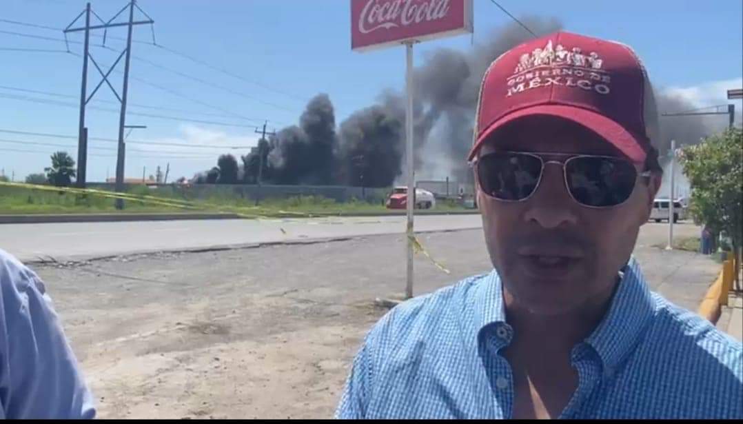 DESCARTA GOBIERNO DE MATAMOROS HAYA HERIDOS POR INCENDIO DE PIPAS