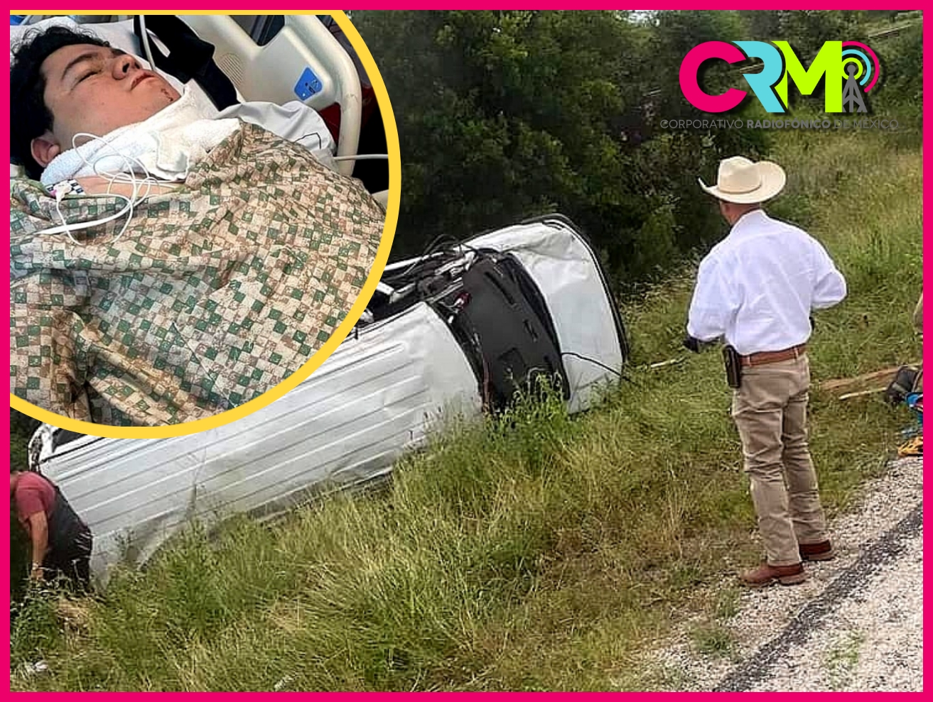 Oscar Ayala y su Sangre Brava sufren fuerte accidente en carretera - CRM