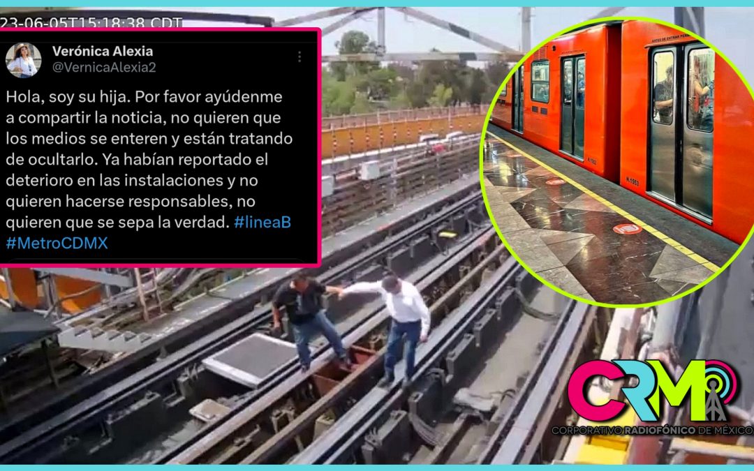 Hombre fallece en las vías del metro de la CDMX .