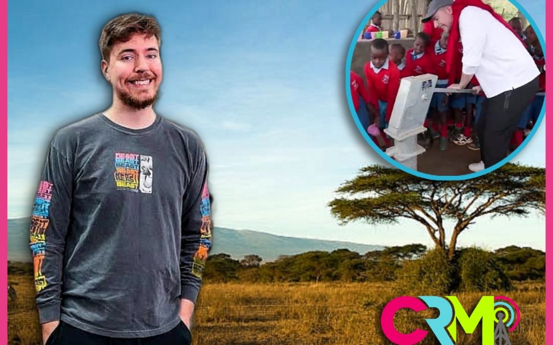 Influencer construye 100 pozos de agua en África.