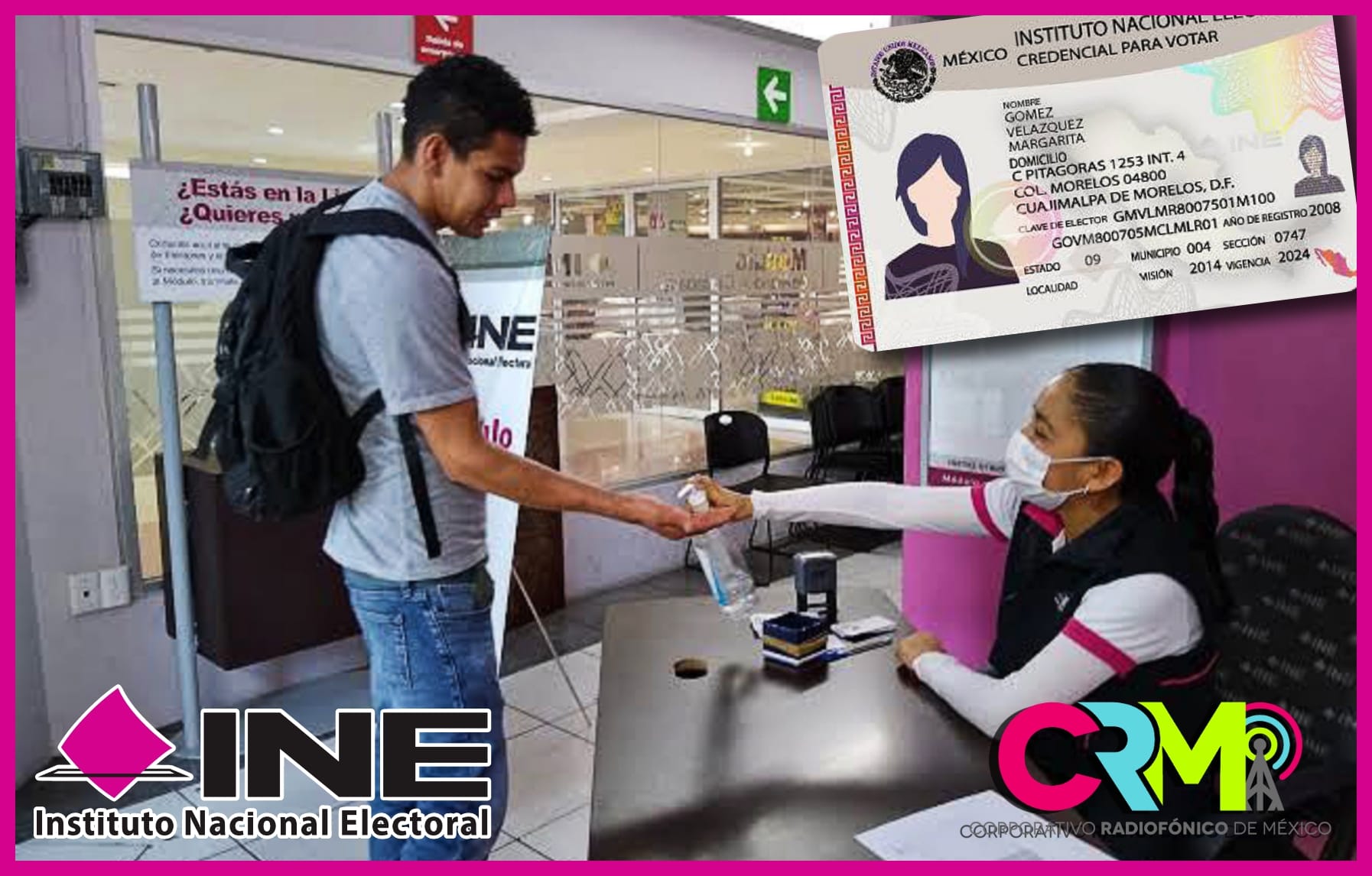 Llama INE a actualizar las credenciales de elector. - CRM