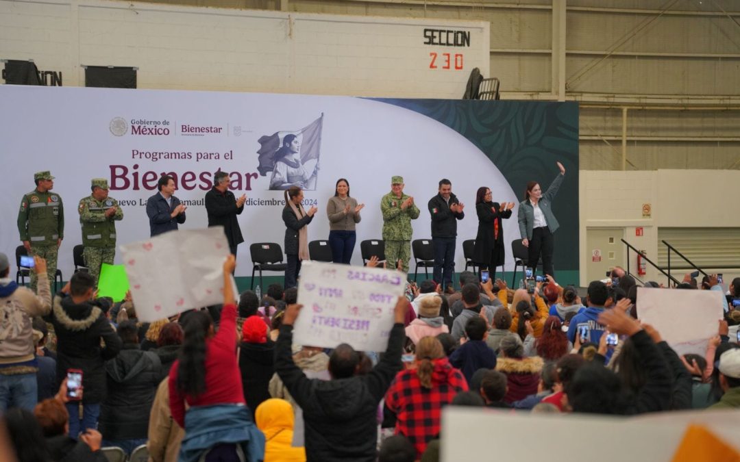 ¡QUE VIVA NUEVO LAREDO, QUE VIVA TAMAULIPAS!’; REFRENDA PRESIDENTA CLAUDIA SHEINBAUM COMPROMISO CON BIENESTAR Y PROGRESO DE FAMILIAS NEOLAREDENSES