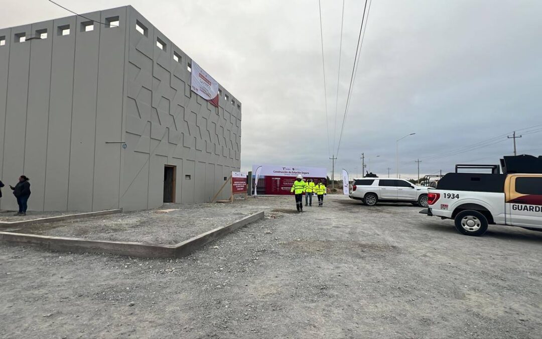 Supervisó presidenta de México construcción de Estaciones Seguras en Tamaulipas