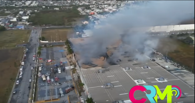 Así se encuentra la maquiladora Spellman en estos momentos.