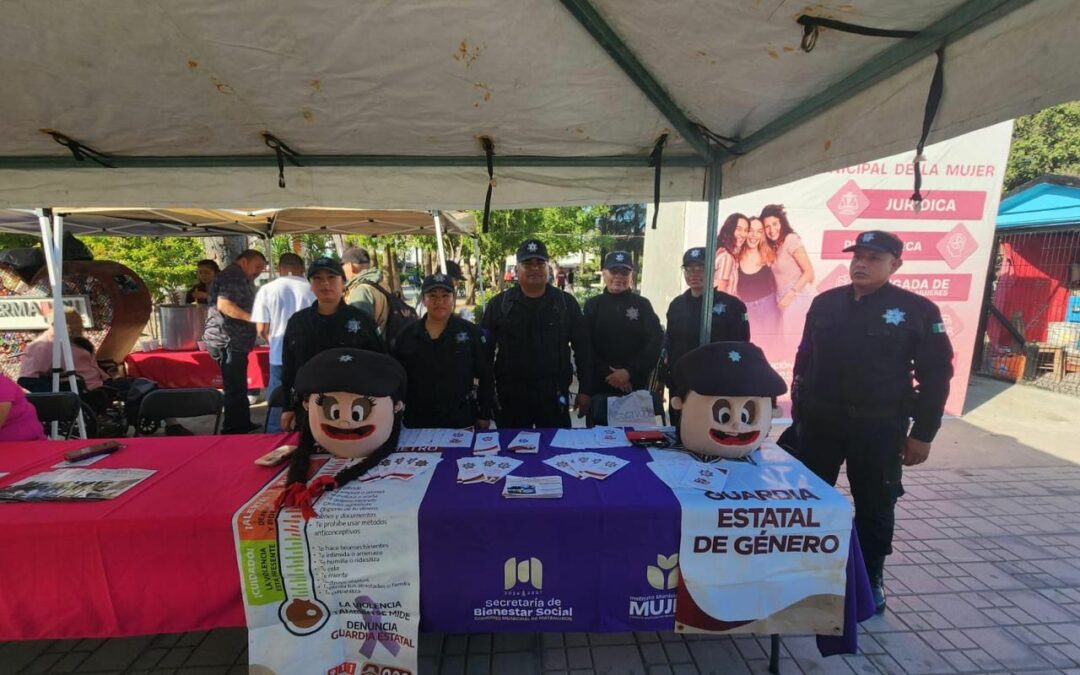 Previene Guardia Estatal de Género violencia familiar con proximidad en espacios públicos