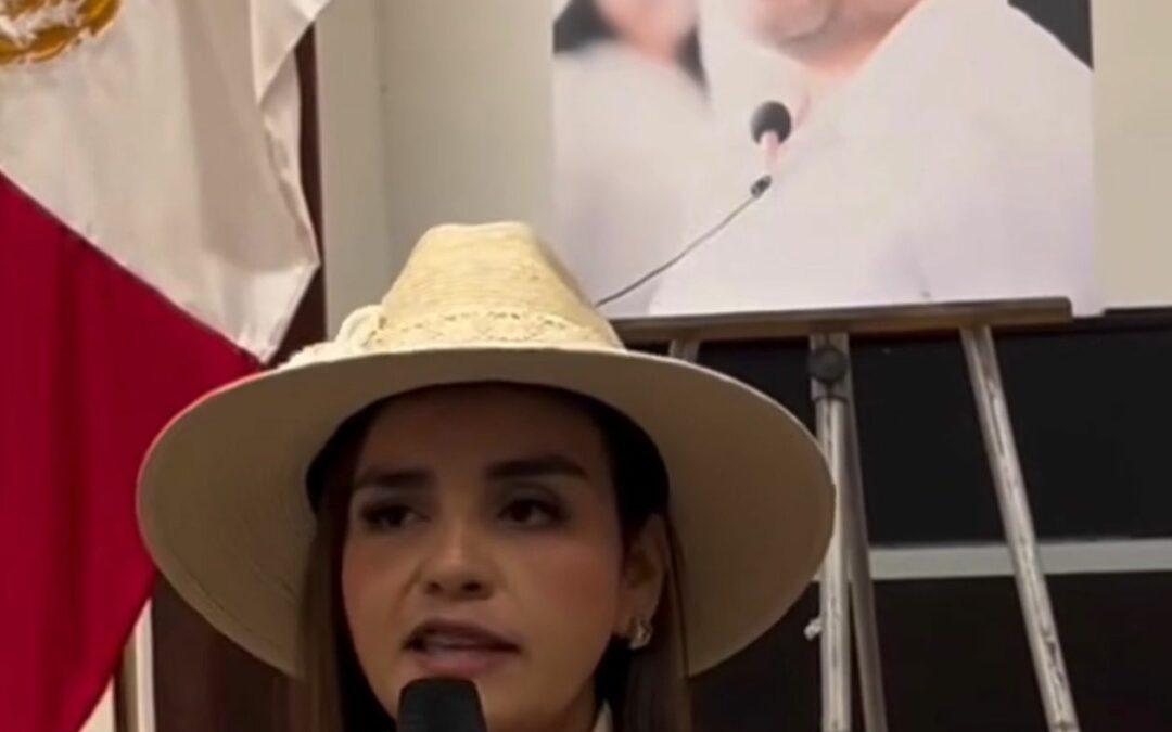 Grecia Quiróz habla sobre la detención de sus compañeros de partido.