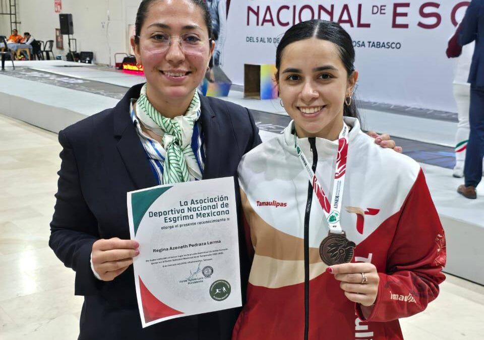 Destacan estudiantes de la UAT en Nacional de Esgrima