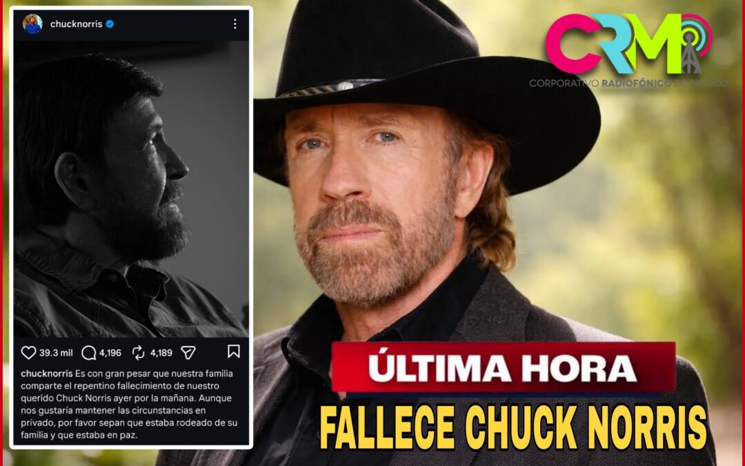 El actor Chuck Norris a fallecido.