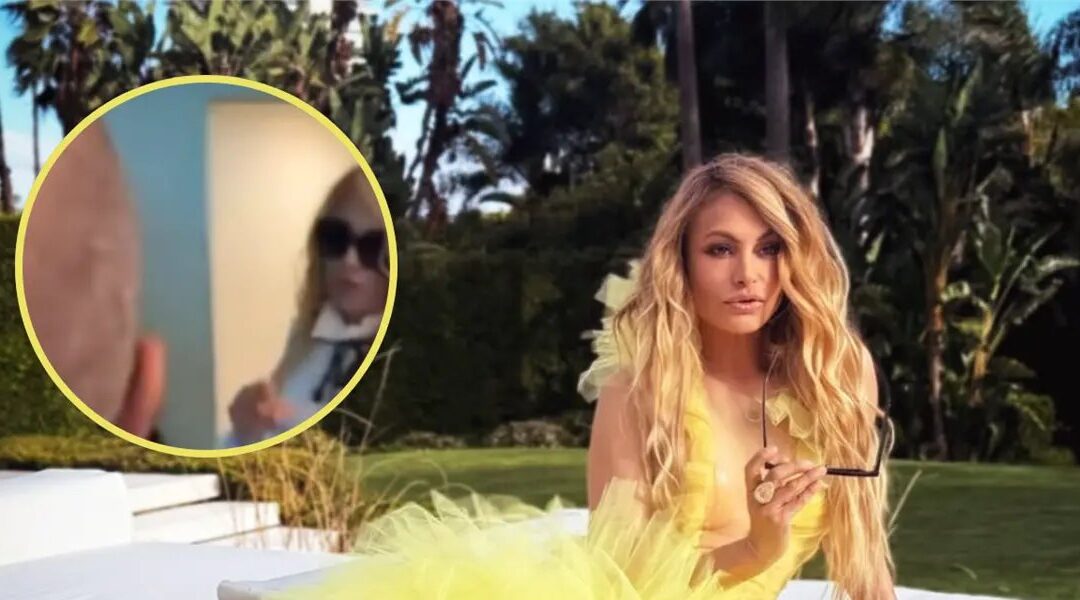 La chica dorada, Paulina Rubio manoteó a un camarógrafo tras salir de la corte donde mantiene una disputa con su expareja Nicolas Vallejo “Colate”, para aclarar con quién se quedará a vivir el hijo en común.