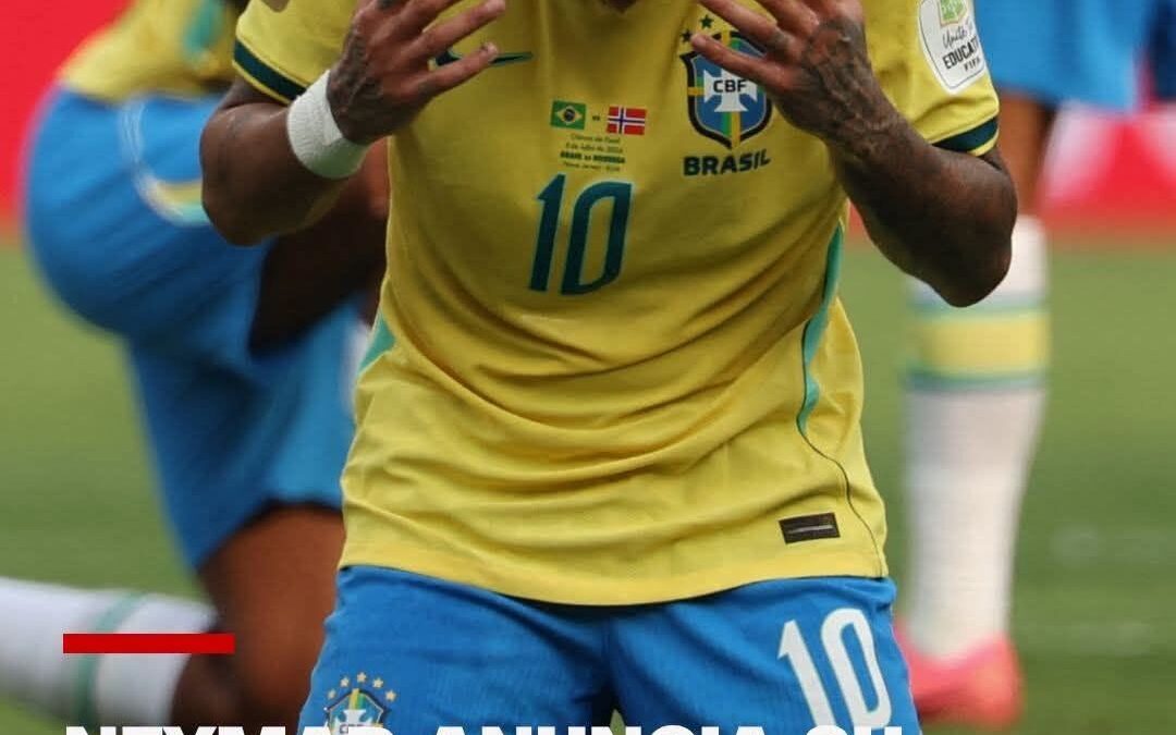SE DESPIDE DE LA SELECCIÓN NACIONAL BRASILEÑA » NEYMAR» UNO DE LOS FUTBOLISTAS MÁS GRANDES DE LA HISTORIA ANOTO EL ÚNICO GOL DE BRASIL TRAS SER DERROTADOS POR NORUEGA.