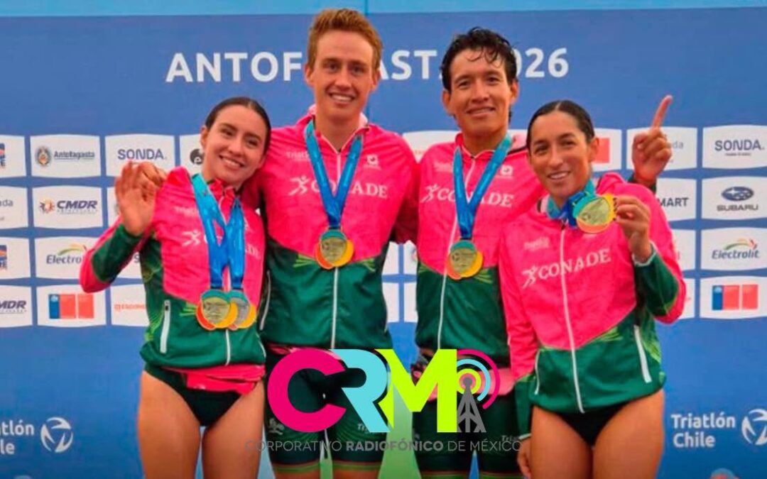 Selección mexicana de Triatlón consigue medalla de oro en el campeonato de las Americas Antofagasta 2026